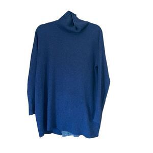 White + Warren Cashmere Turtleneck Tunic Sweater